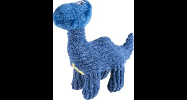 Duvoplus - Speelgoed Voor Dieren - Hond - Pluche Dino Brontosaurus Corduroy 25x11x25cm Blauw - 1st