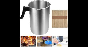 Kaarsenmakende pot 3 l waxsmeltpot kaarsensmeltpot smeltpot kaarswas smeltschaal smeltschaal smeltpot wax gieter met lepel kaars meltpot voor kaars