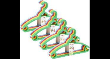 Storage Solutions kledinghangers kids - 32x - kunststof - multicolor