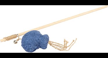 Duvo+ ECO Navy Speelhengel Octopus Catnip - Kattenkruid - Kattenspeelgoed - 8,3x17x40cm