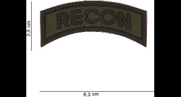 101 Inc Embleem 3D Pvc Recon  11163