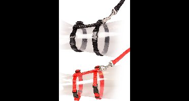 Duvoplus - Voerbak - Kat - Grote Kat Wandelset Diamanten 30-50cm / 12mm - 125cm Gemengde Kleuren - 1st