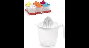 Plasticforte Sinaasappelpers/citruspers - Handmatig - kunststof - 16 x 15 cm - geel