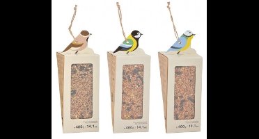 Buiten vogelvoer mix 3x 400 gram - voedersilo strooivoer