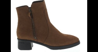 Dames Enkellaars Hartjes Blues Boot Brown Bruin - Maat 5½