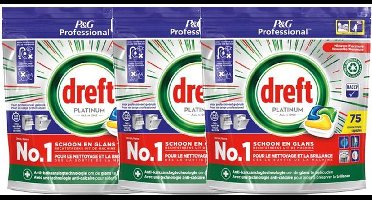 Dreft Platinum Lemon Vaatwastabletten - 258 stuks