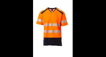 Payper Way - fluorescent orange/navy blue - XXL