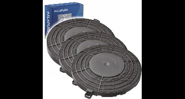 3x Longlife Koolstoffilter voor Indesit AMC037