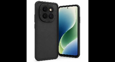 Geschikt voor Xiaomi Redmi Note 15 Pro Plus 5G / Poco M8 Pro 5G Hoesje - Siliconen Maate Back Cover - Zwart