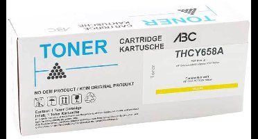 ABC huismerk toner geschikt voor HP 658A W2002A M751 geel