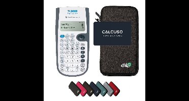 TI-30XB MultiView incl. WYNGS Beschermhoes Donkergrijs - Wetenschappelijke Rekenmachine - Basis Pakket