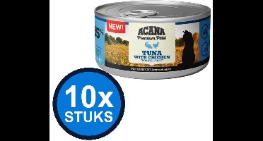 10x Acana - Premium Pate Cat Tuna & chicken - Kattenvoer Natvoer - 85 g