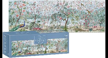PUZZLE - 1000 STUKJES - Interdruk Secret Garden Panoramische Puzzel - GERONIMO GAMES