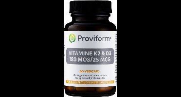 Proviform Vitamine K2 180mcg & D3 25mcg 60 Vegetarische capsules