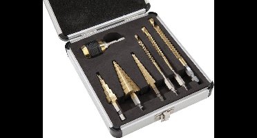 Westfalia Titanium Trap en Freesboren set 7 delig