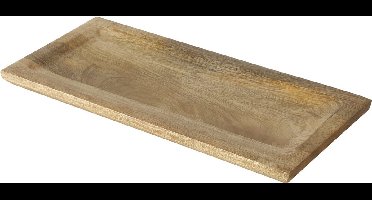 Houten schaal van mangohout
