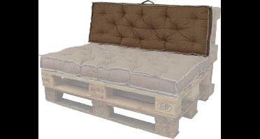 Unique Living | Palletkussen Scandic | Outdoor Collectie | Donkerbruin | 40x120cm