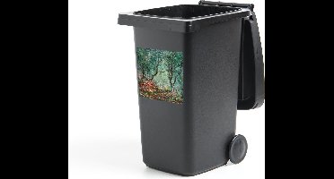 Container sticker Olijfboombos in de Moreno tuin - Claude Monet - 40x40 cm - Kliko sticker