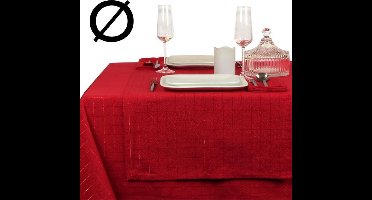 Unique Living | Tafelkleed Tyra 160Øcm red