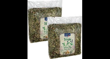 Vitakraft vita verde hooi pepermunt - 2 st à 500 gr