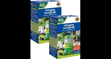 Bsi Vliegen Vangzak Met Lokmiddel - Insectenbestrijding - 2 x per stuk