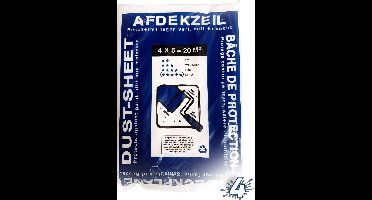 Betra afdekzeil 4 x 5 m LDPE 40mu dik