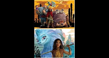 Educa puzzel Raya en de draak - 2 x 48 stukjes