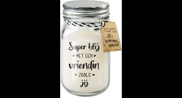 Black & White geurkaars - Vriendin