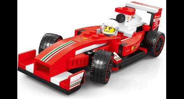 Wange Formula Supercar - 143 Onderdelen - Compatibel met grote merken - Bouwset - Bouwdoos