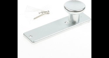 Hoppe Knop op schild F1 54/202kp/bl.