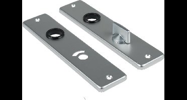 Ami Kortschild - 165x38x6,5mm - WC55/8 - aluminium F-2