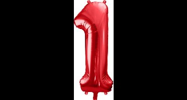 Cijfer 1 (86 cm) - Rood