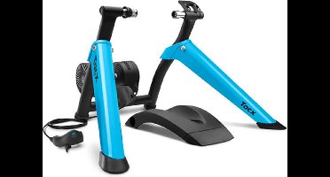 Tacx Boost Fietstrainer - 10 Niveaus - Tot 1050 Watt - Met Voorwielsteun - Zwart/Blauw