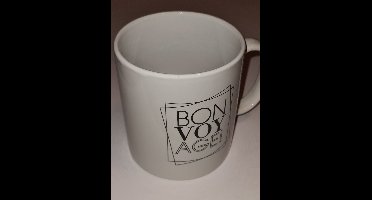 Koffie Mok - Bon Voyage - Set van 4 - The Gift Label - Warme Choco Beker - Grote Beker - Melkbeker