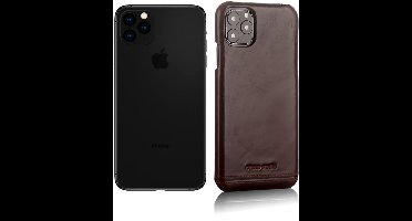 Pierre Cardin Premium Bruin Leer Telefoonhoesje voor Apple iPhone 11 Pro Max - Beschermd & Stijlvol