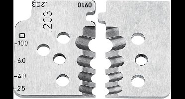 Knipex 12 19 11 Reservemessen set voor striptang 12 12 11