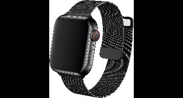 Bandje geschikt voor Apple Watch 40 mm Series 6 - Zwart Milanese Band