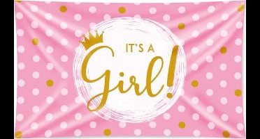 Gevelvlag Its a Girl 90 x 150 cm.