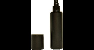 Sprayflesje met verstuiver - 200 ml - hervulbaar - zwart