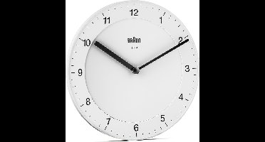 Braun BC06W - Wandklok - Analoog - Wit