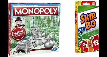 Spellenbundel - 2 Stuks - Monopoly Classic & Skip-Bo