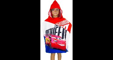 Disney - Cars - Badponcho - 110 x 55 cm. - Lightning McQueen - Poncho handdoek