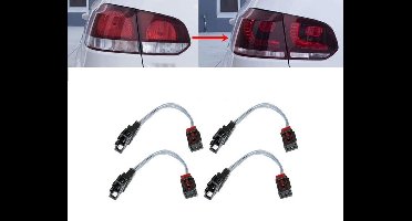 Adapter kabel set voor ombouwen van halogeen achter lampen naar Volkswagen Golf 6 LED Achterlichten