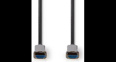 Nedis Actieve Optische Ultra High Speed HDMI-Kabel met Ethernet - HDMI Connector - HDMI Connector - 8K@60Hz - 48 Gbps - 50.0 m - Rond - PVC - Zwart - Gift Box