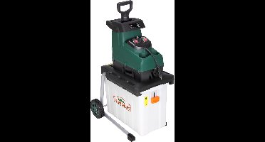 Gardebruk Hakselaar - Elektrisch 3100W 45mm Takdikte 60l - Groen