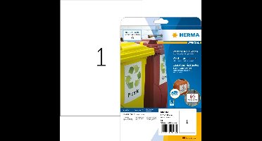 Herma weerbest. etik. 210X297 10 vel DIN A4 10 stuks 4866