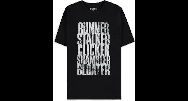 The Last Of Us - Run Stalk Click Shamble Bloat Heren T-shirt - S - Zwart