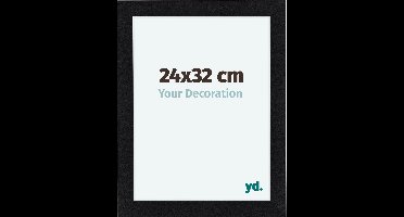 Your Decoration - Fotolijst 24x32 cm - MDF - Zwart Mat - Como