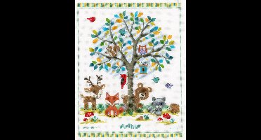borduurpakket 49.396 in het bos, geboorte