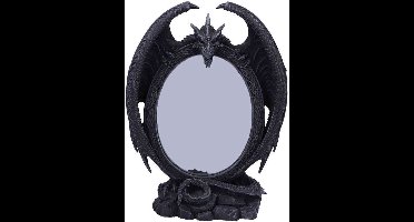 Nemesis Now - Scaled Reflection 29cm Spiegel - Zwart